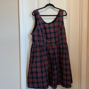 ModCloth plaid dress 2x